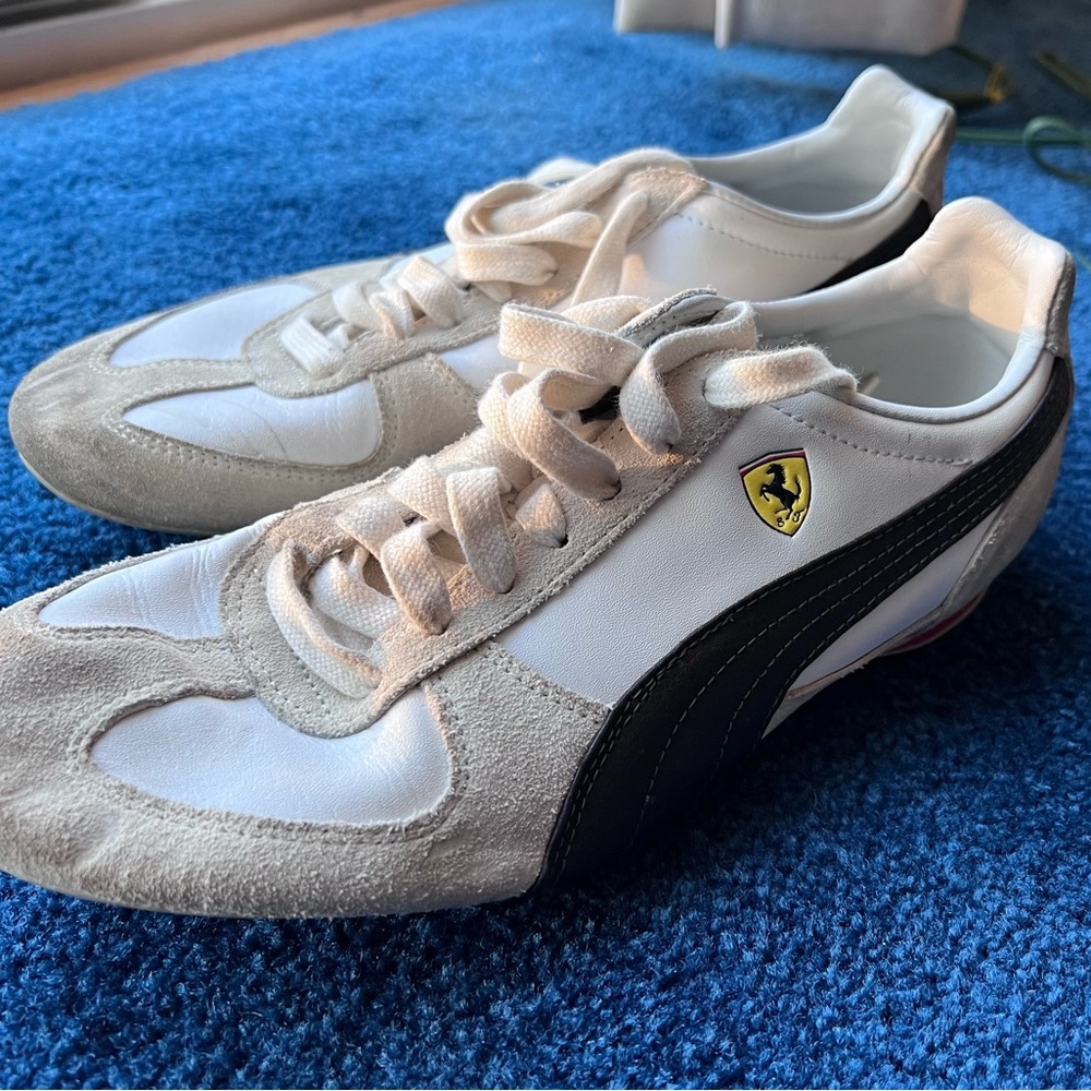 Men’s PUMA Ferrari Racer GT Leather Sneakers Shoes Sz 6.5